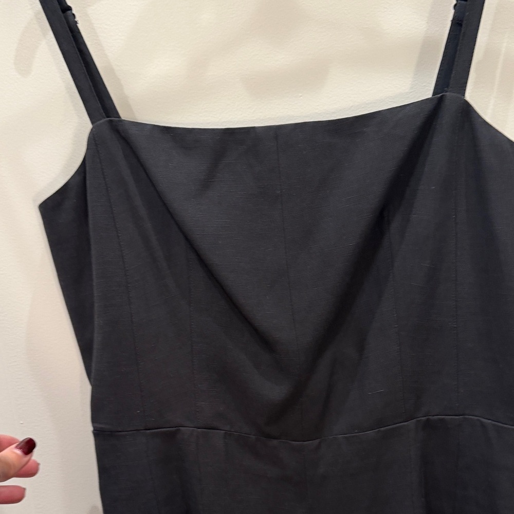 Club Monaco Black Spaghetti Strap Jumpsuit - Picture 3 of 5